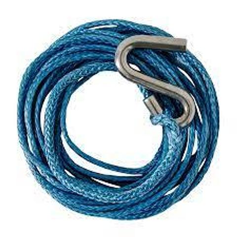 winch rope 4mm x 6m with s hook