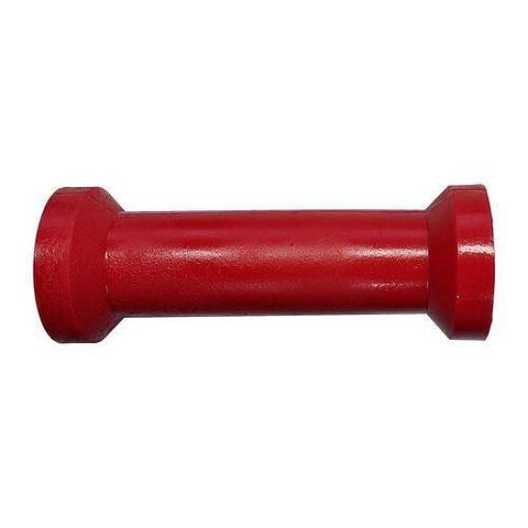 8 inch red poly keel roller 21mm bore