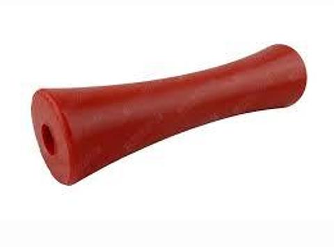 12 inch red poly concave roller 25mm bore