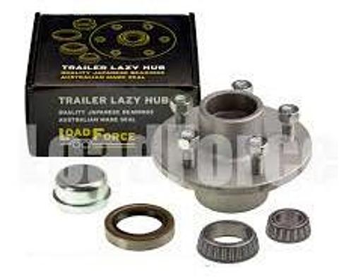 Load Force 6"  Lazy Hub Assy Ford 5 stud USA 3500lb 1.8t bearing - Galvanised