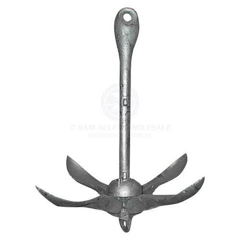 Anchor Folding Grapnel Stainless Steel 3.2kg (7lb)